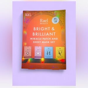 Rael Beauty Bright & Brilliant Miracle Patch and Sheet Mask Set | NWT